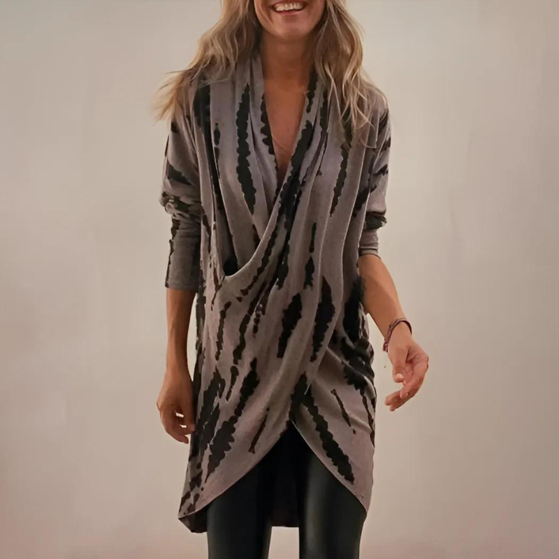 Victoria™ - Luxury V-neck Tunic with Loose Fit