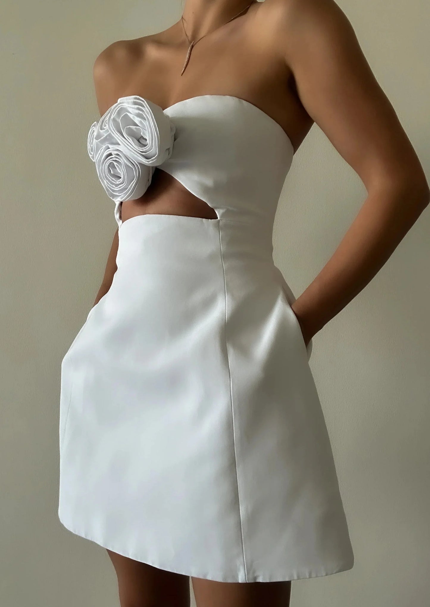 Valencia Dress - White