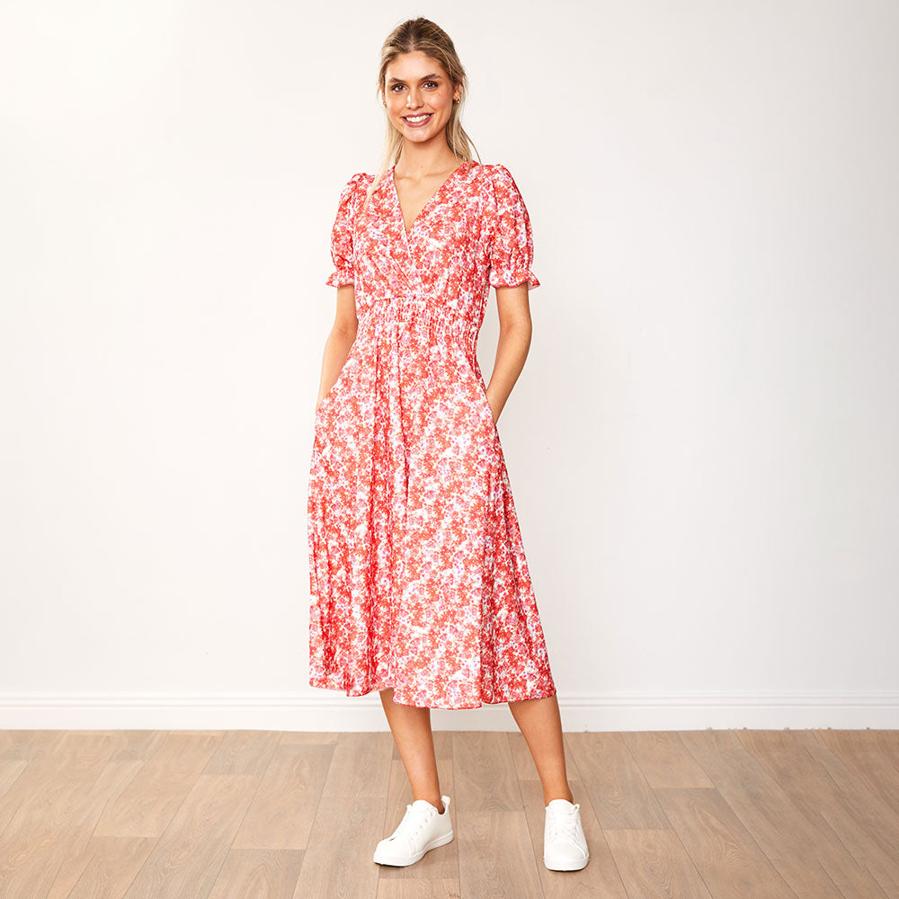 Belle Dress (Red Poppy)