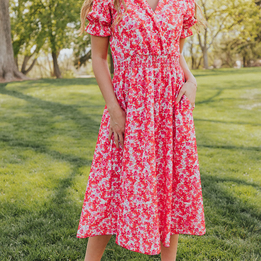 Belle Dress (Red Poppy)