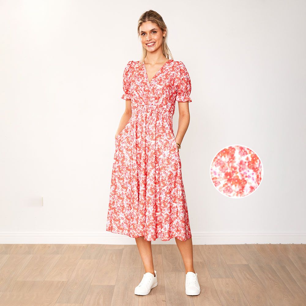 Belle Dress (Red Poppy)