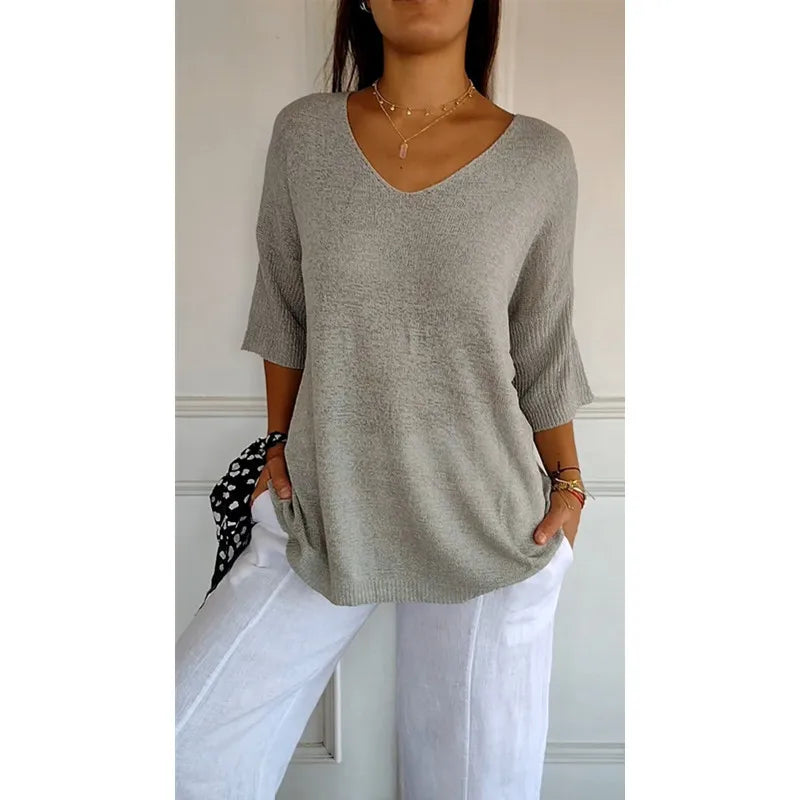 Lorita - Elegant Knitted Shirt