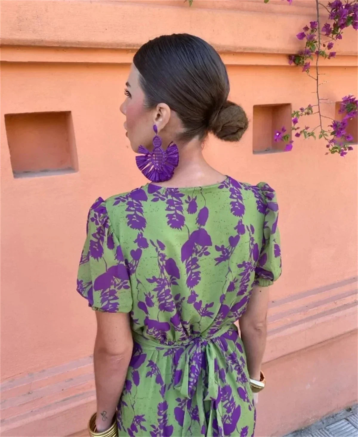 Alina - Elegant Floral Dress