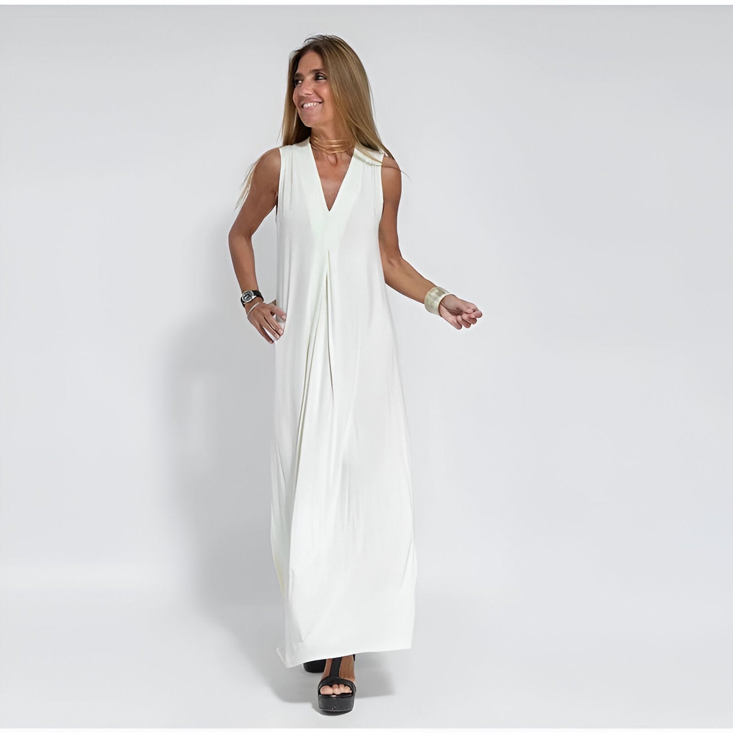 Eva - Maxi Dress With Free Cardigan