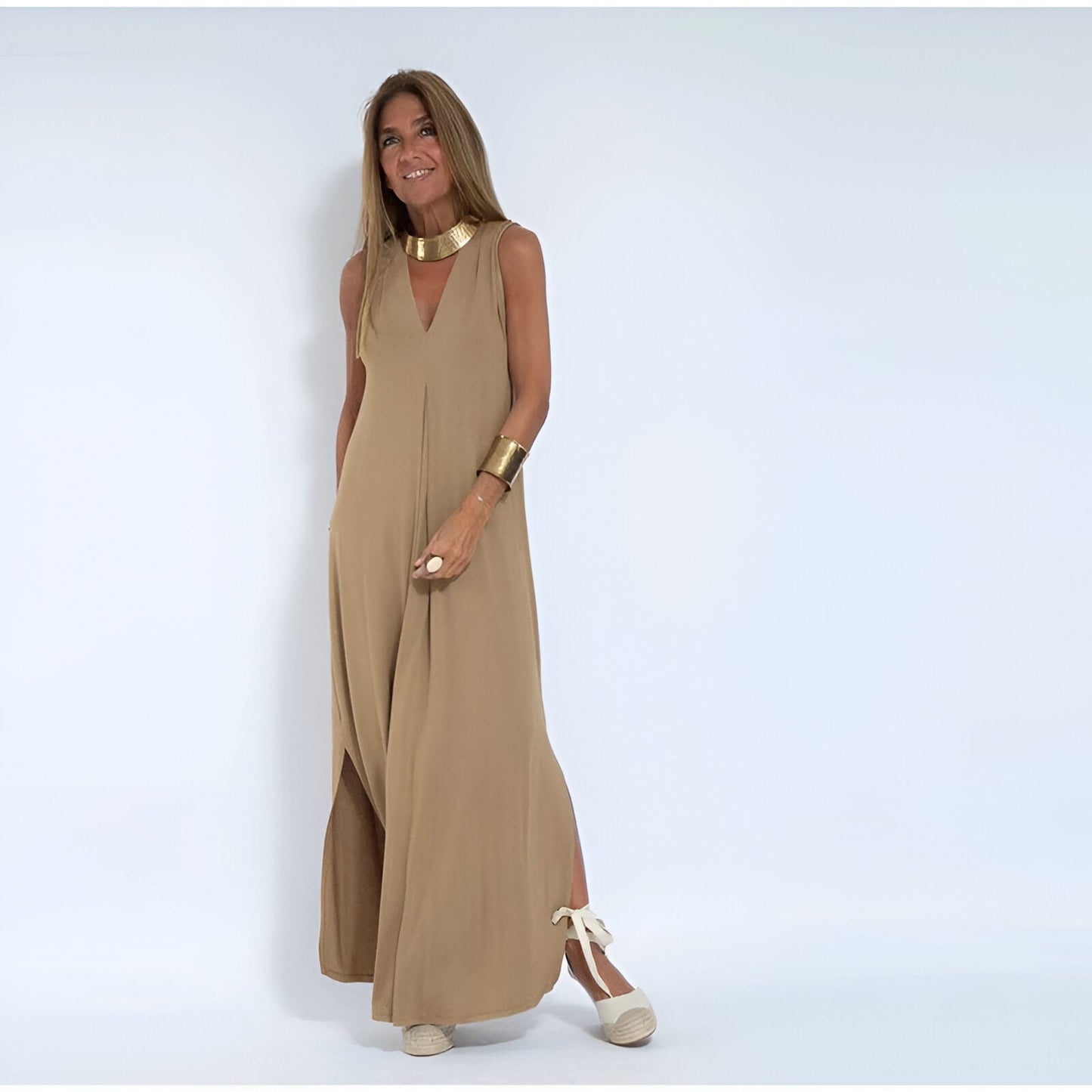 Eva - Maxi Dress With Free Cardigan