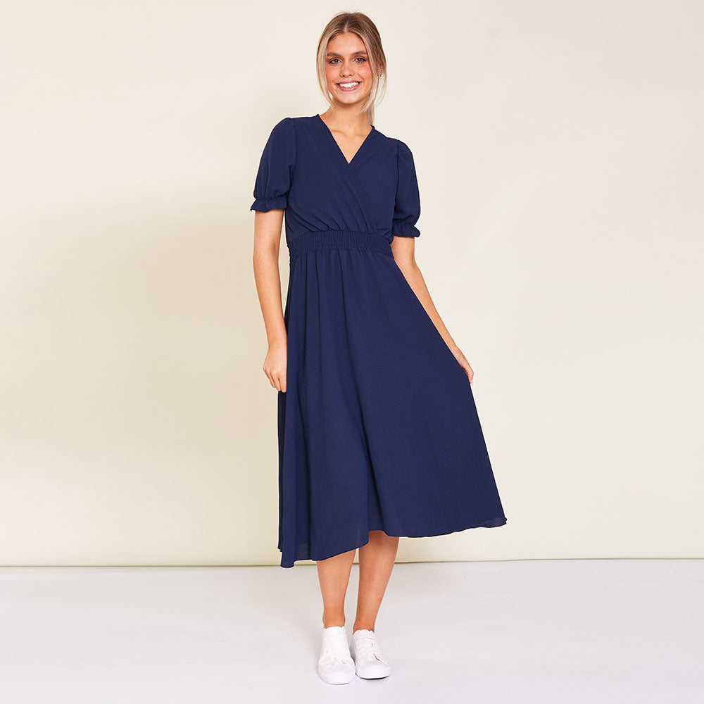 Belle Dress (Navy)