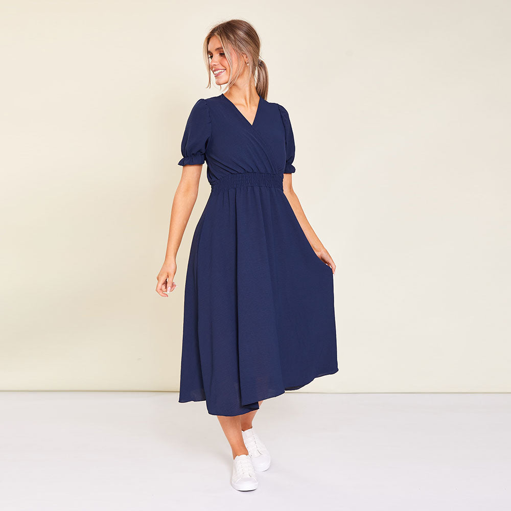 Belle Dress (Navy)