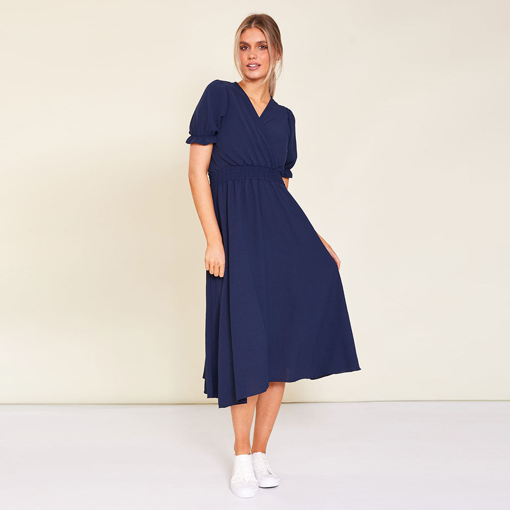 Belle Dress (Navy)