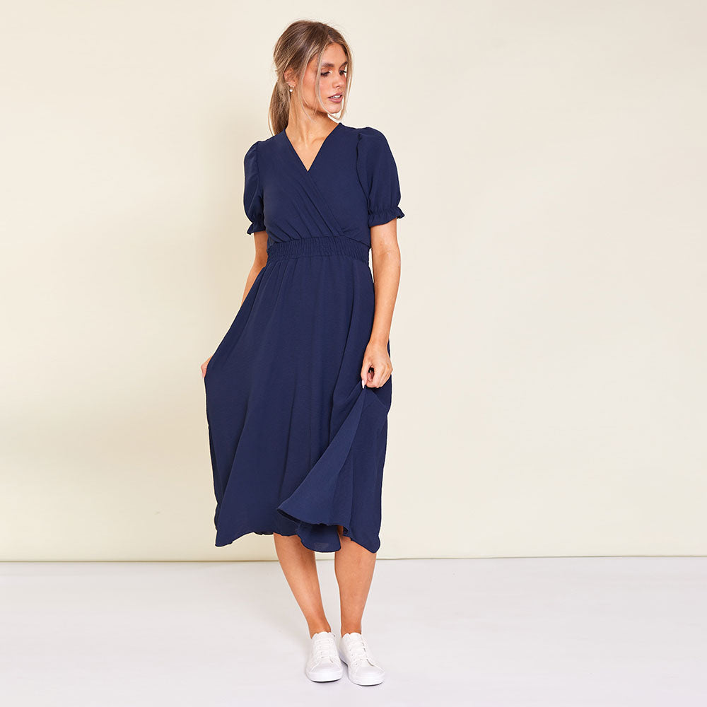 Belle Dress (Navy)