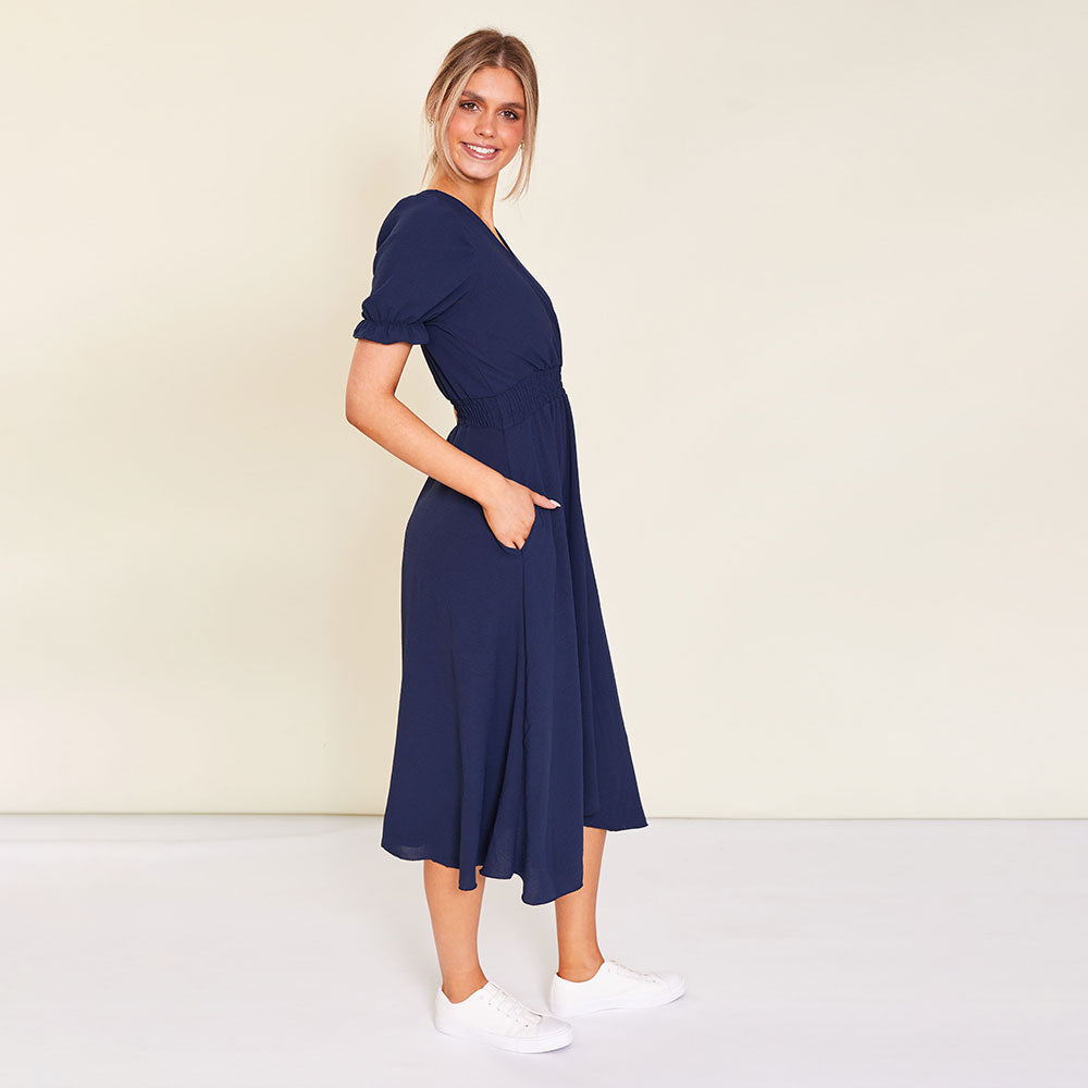 Belle Dress (Navy)