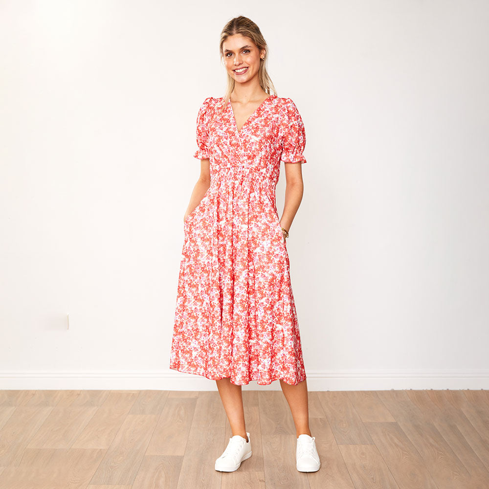 Belle Dress (Red Poppy)